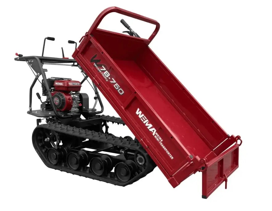 Wywrot hydrauliczny w wozidle gąsienicowym Weima 750kg
